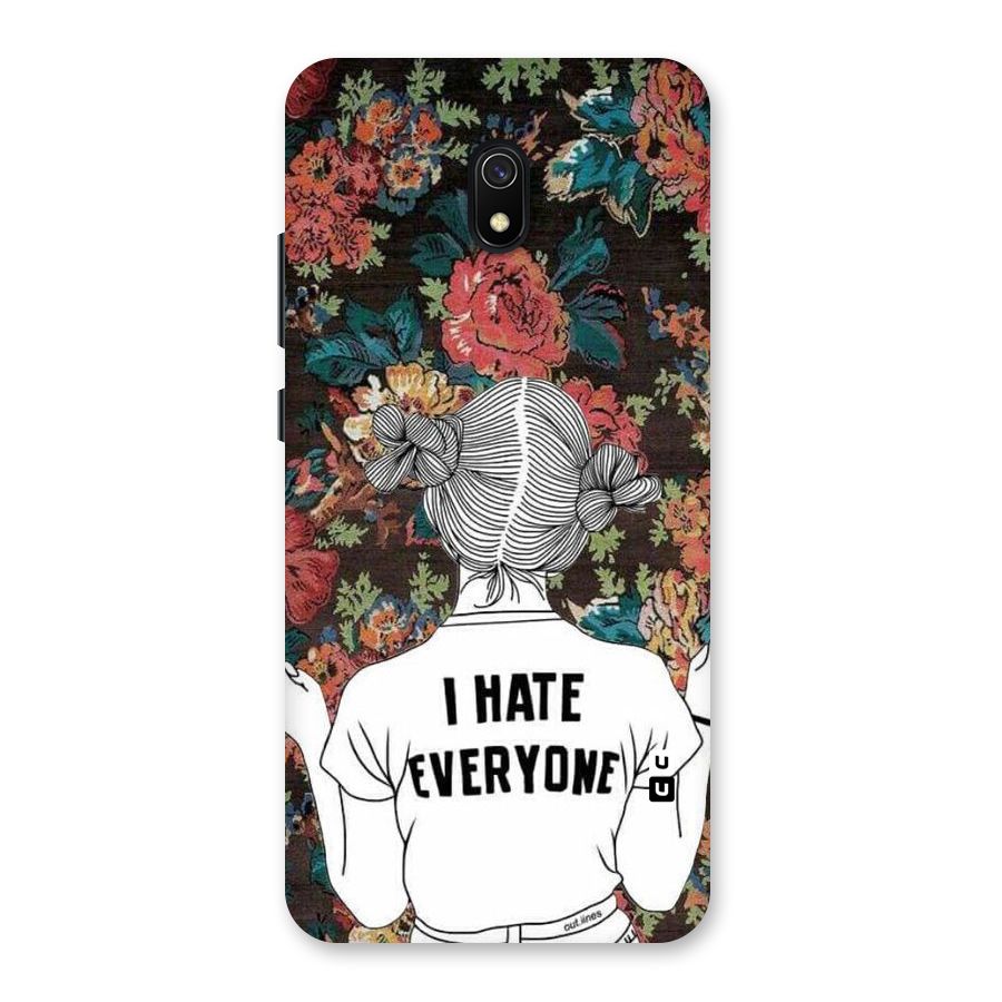Hate Everyone Back Case for Redmi 8A