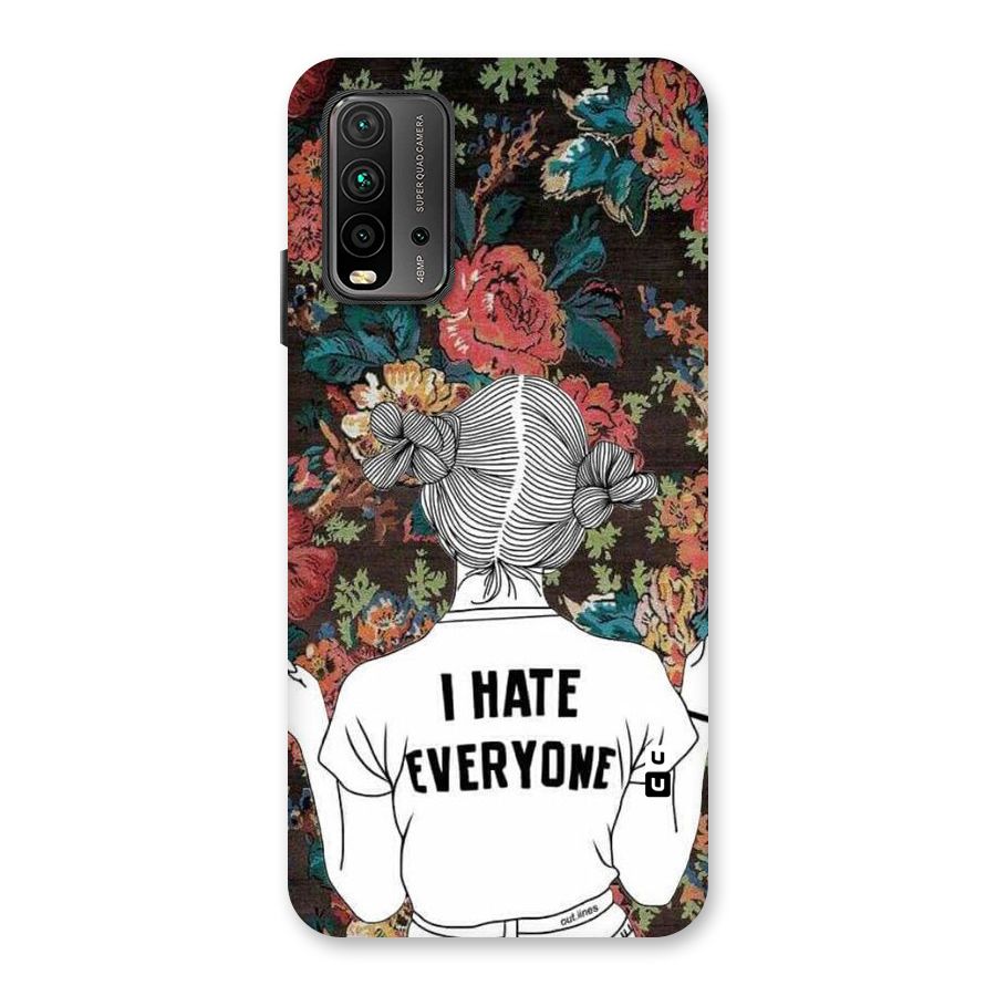 Hate Everyone Back Case for Redmi 9 Power