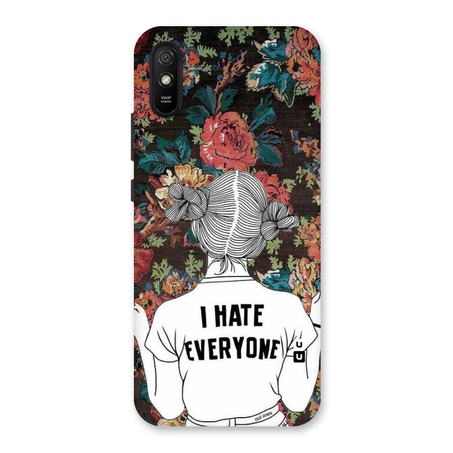 Hate Everyone Back Case for Redmi 9i