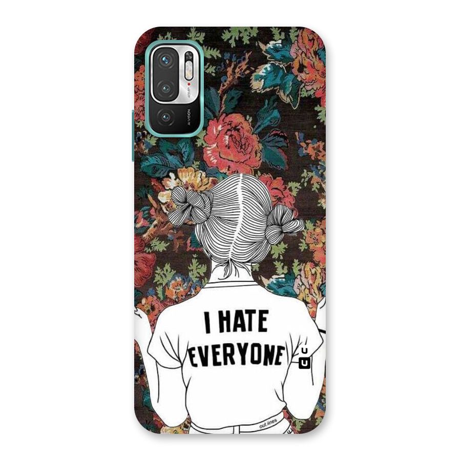 Hate Everyone Back Case for Redmi Note 10T 5G