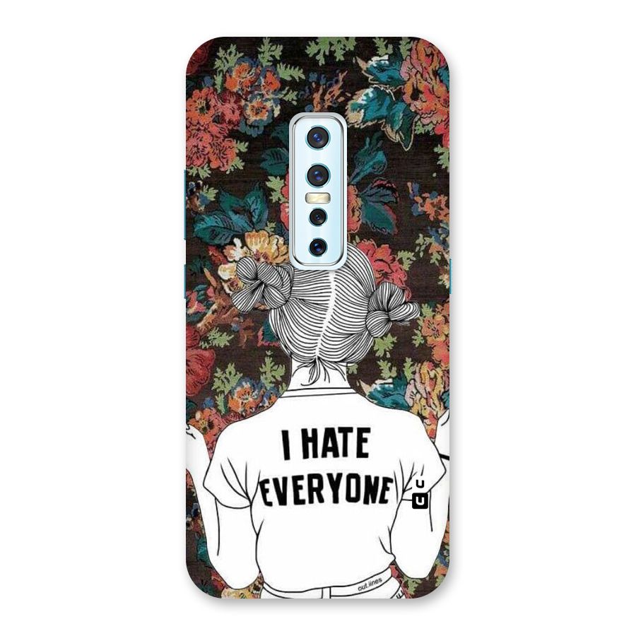 Hate Everyone Back Case for Vivo V17 Pro