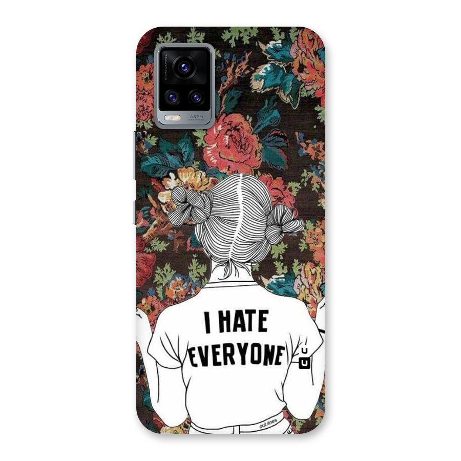 Hate Everyone Back Case for Vivo V20