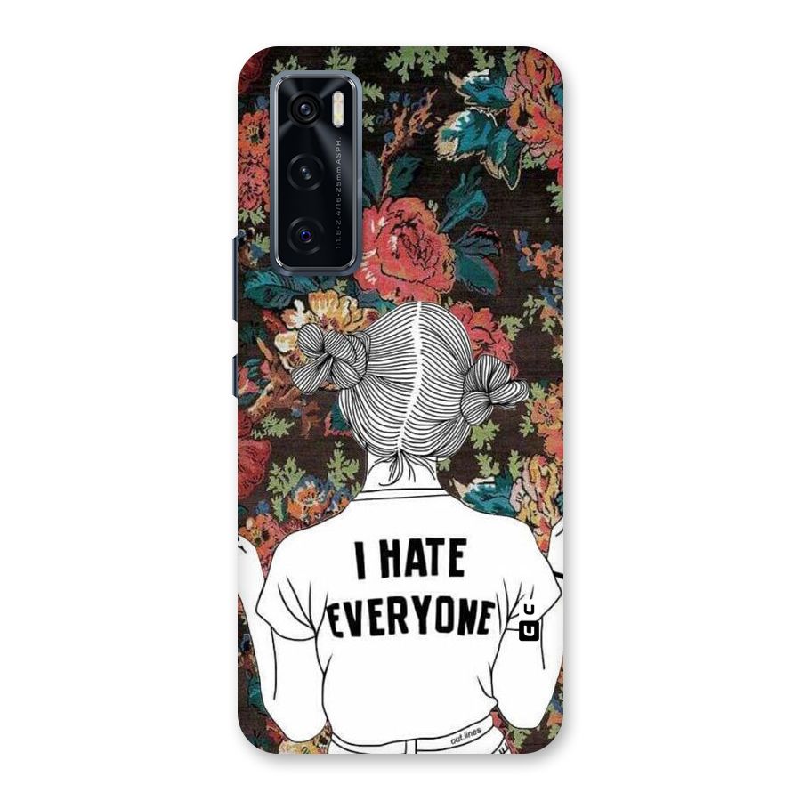 Hate Everyone Back Case for Vivo V20 SE