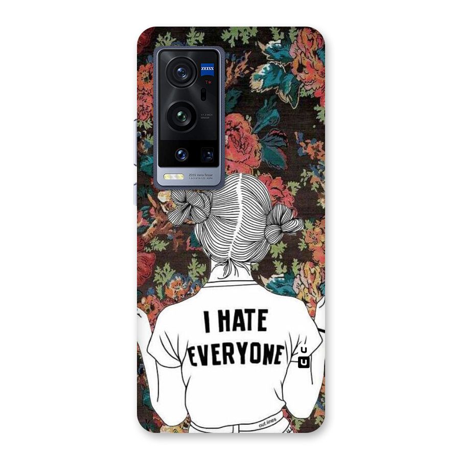 Hate Everyone Back Case for Vivo X60 Pro Plus