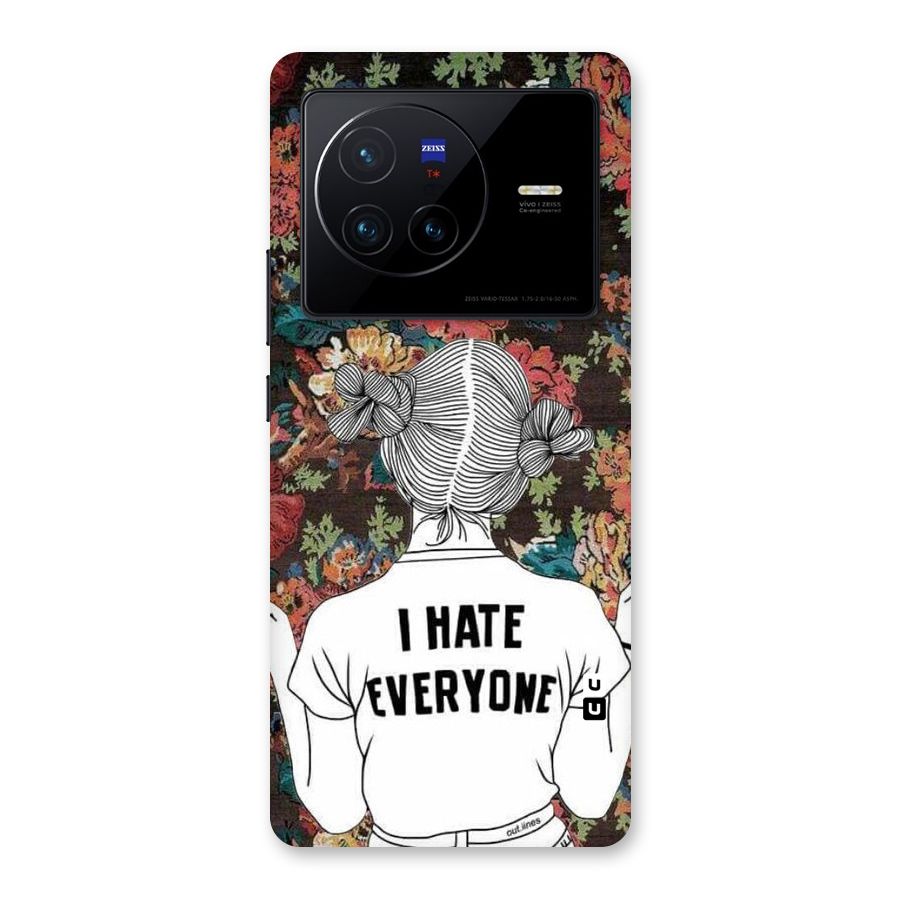 Hate Everyone Back Case for Vivo X80