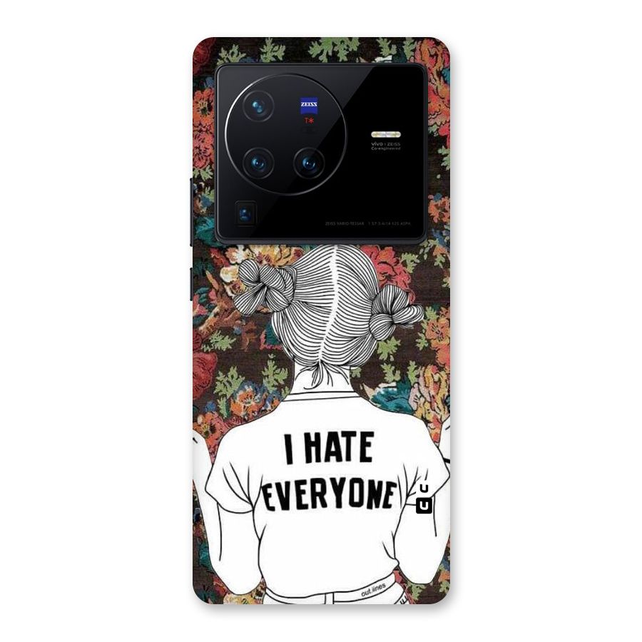 Hate Everyone Back Case for Vivo X80 Pro
