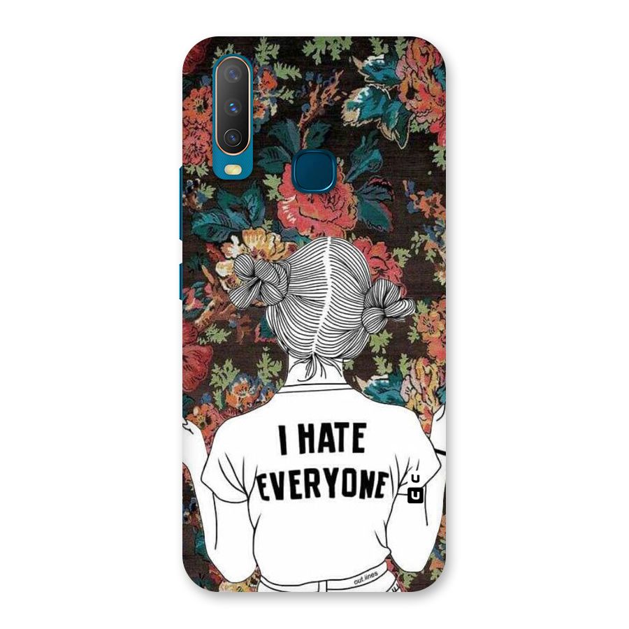 Hate Everyone Back Case for Vivo Y11