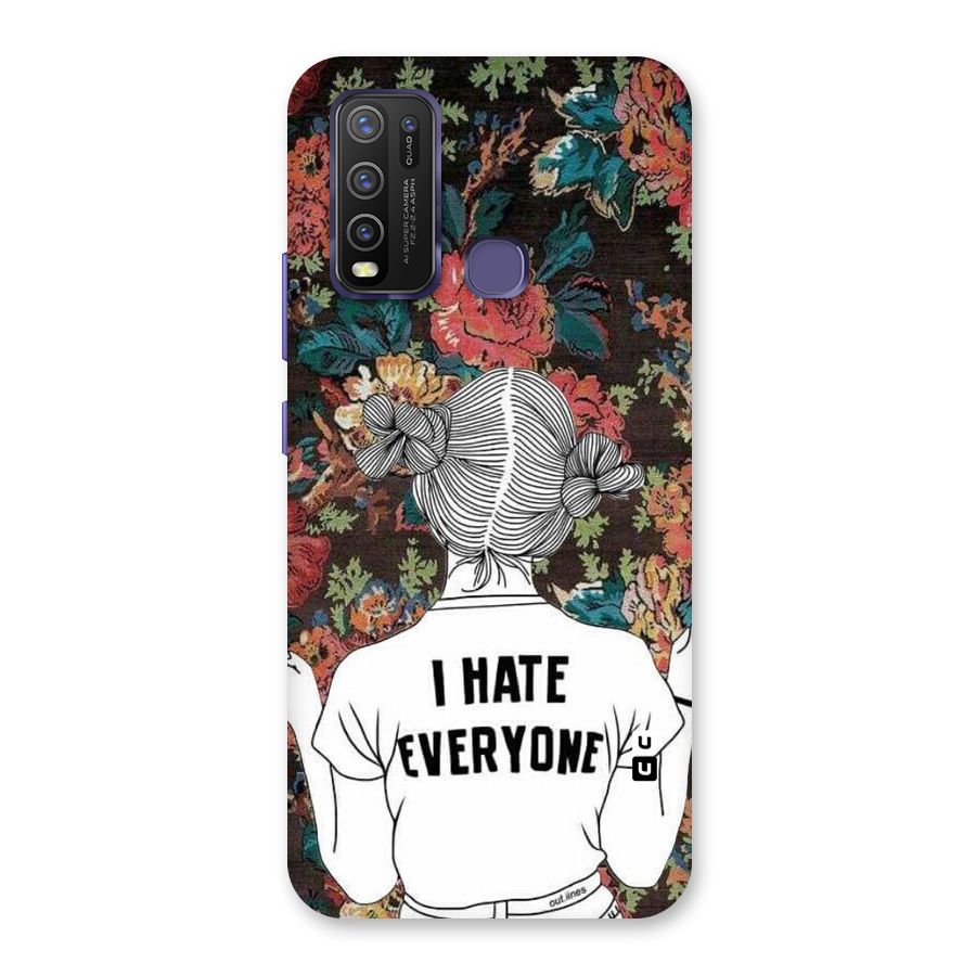 Hate Everyone Back Case for Vivo Y50