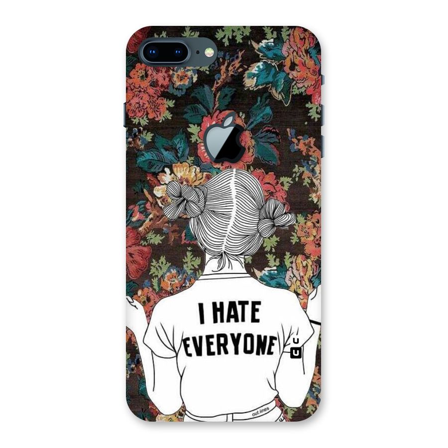 Hate Everyone Back Case for iPhone 7 Plus Apple Cut