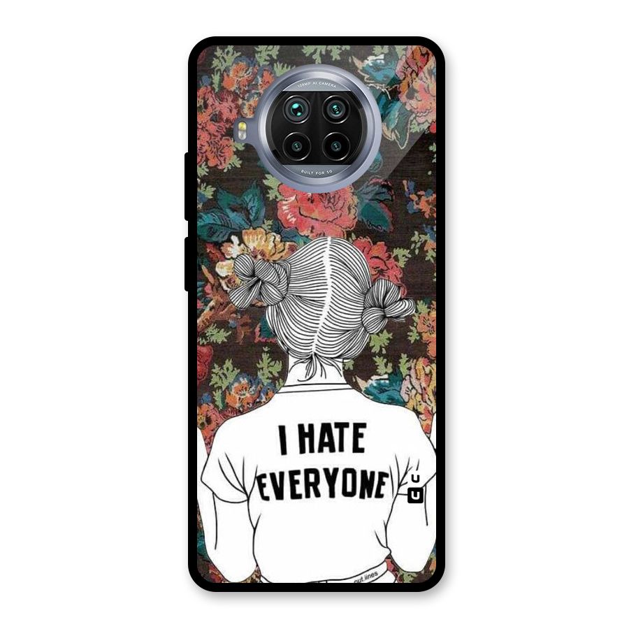 Hate Everyone Glass Back Case for Mi 10i