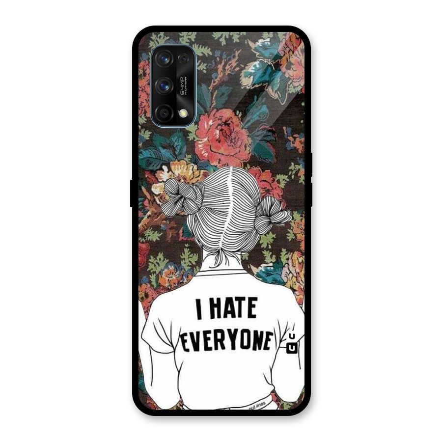 Hate Everyone Glass Back Case for Realme 7 Pro