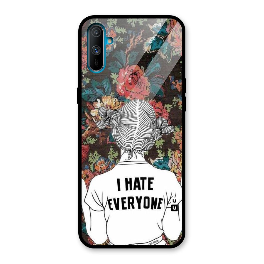 Hate Everyone Glass Back Case for Realme C3