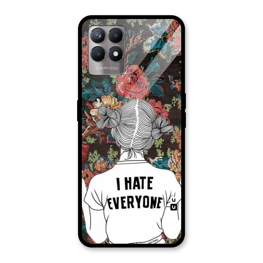 Hate Everyone Glass Back Case for Realme Narzo 50