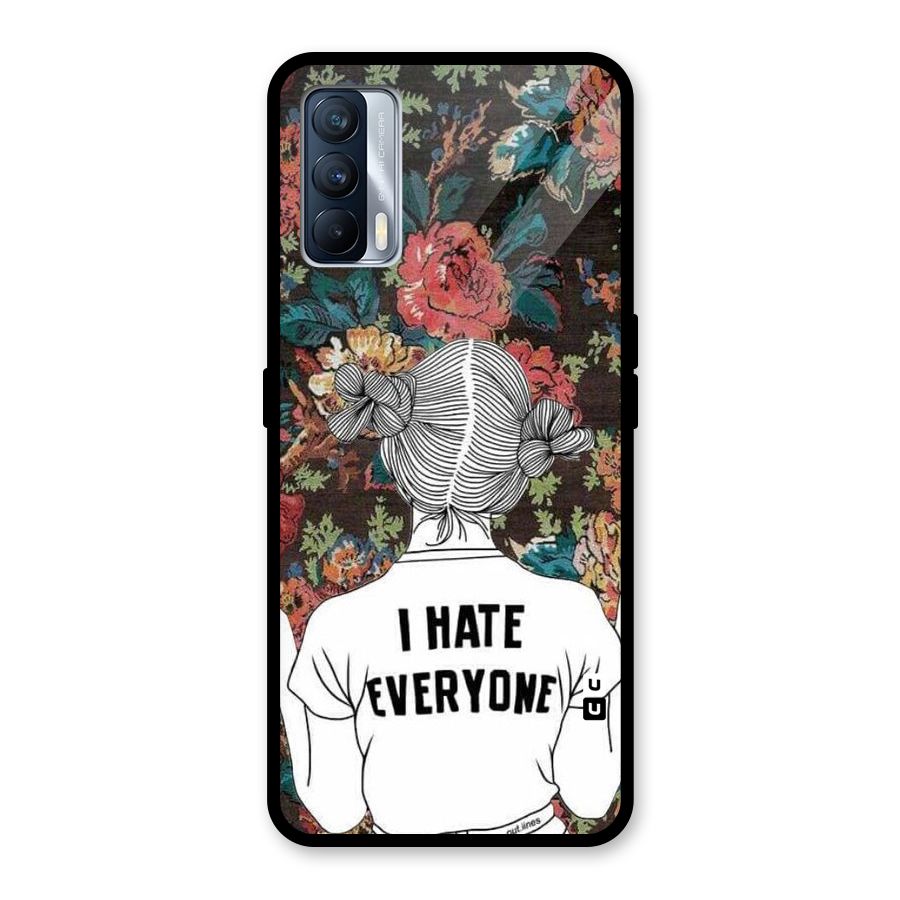 Hate Everyone Glass Back Case for Realme X7