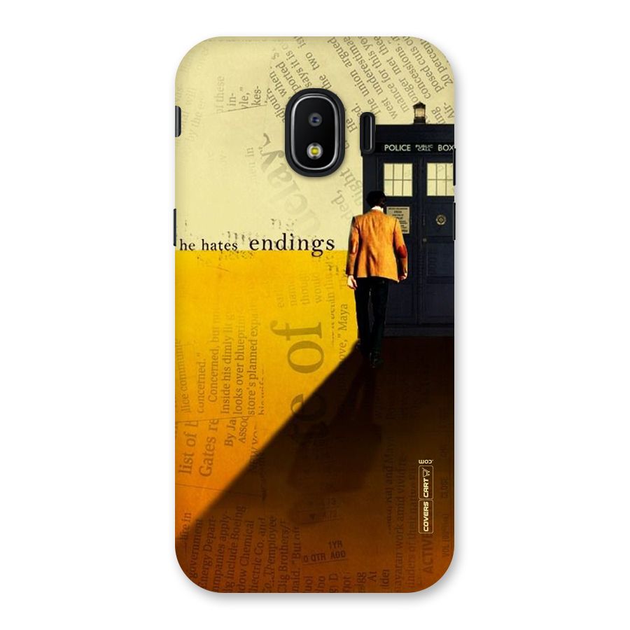 Hates Endings Back Case for Galaxy J2 Pro 2018