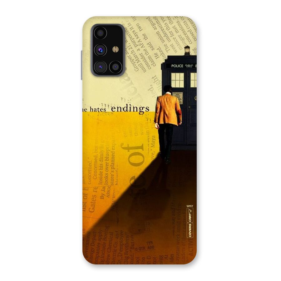 Hates Endings Back Case for Galaxy M31s