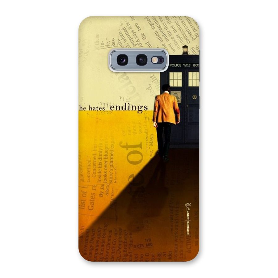 Hates Endings Back Case for Galaxy S10e