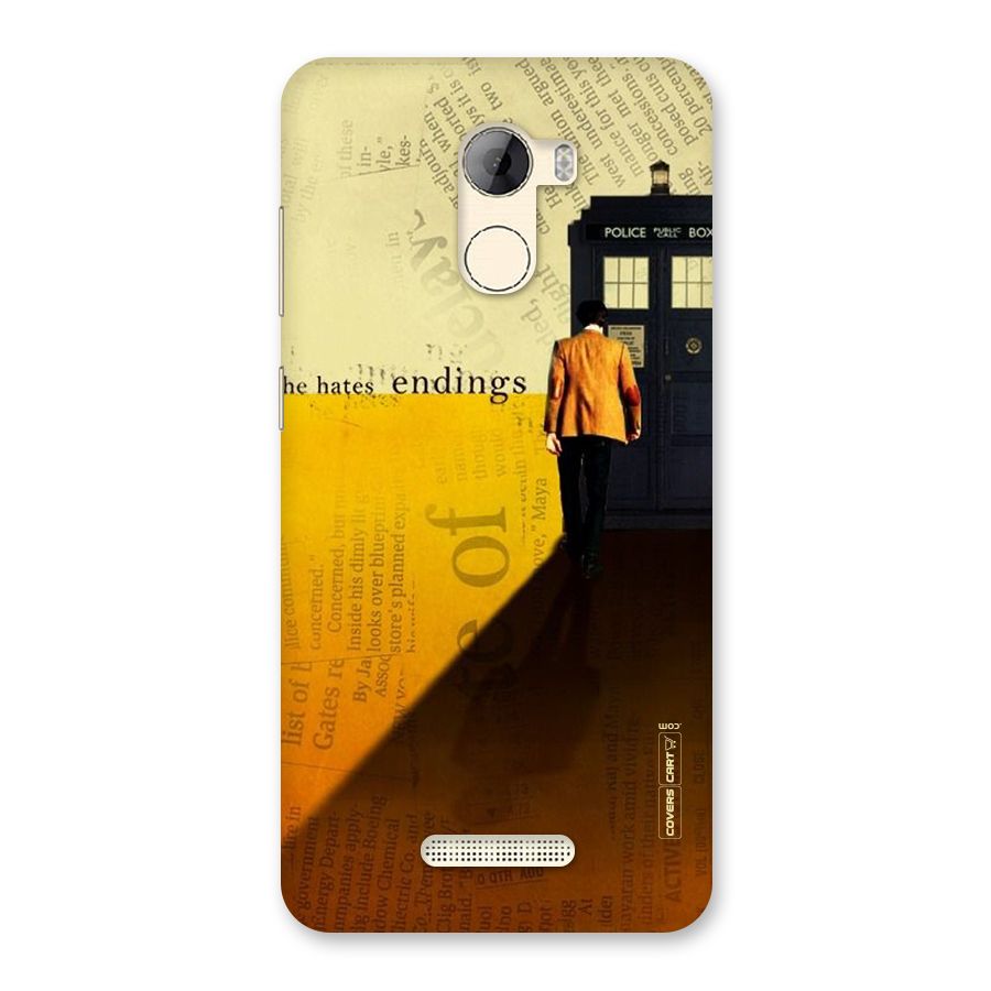 Hates Endings Back Case for Gionee A1 LIte