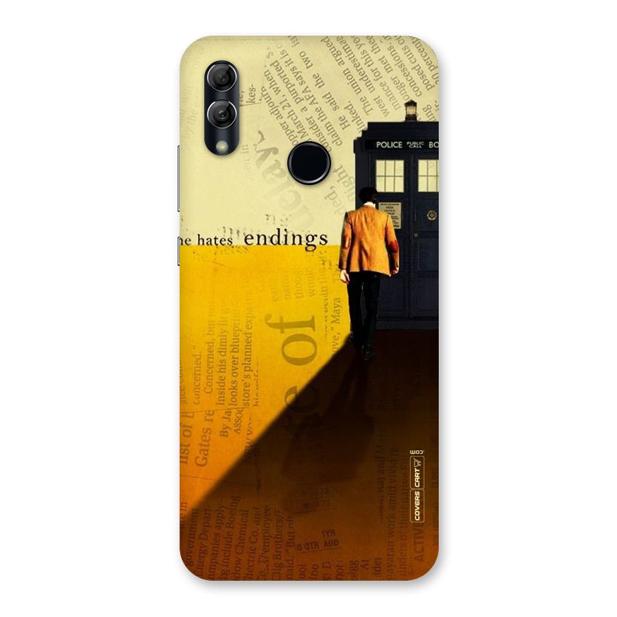 Hates Endings Back Case for Honor 10 Lite