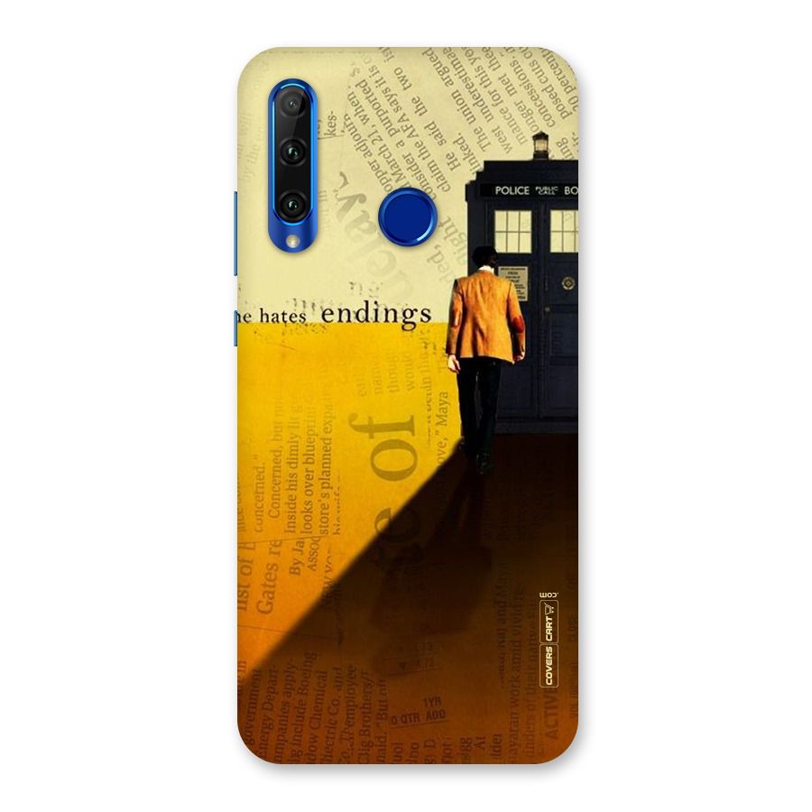 Hates Endings Back Case for Honor 20i