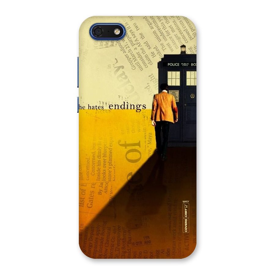 Hates Endings Back Case for Honor 7s