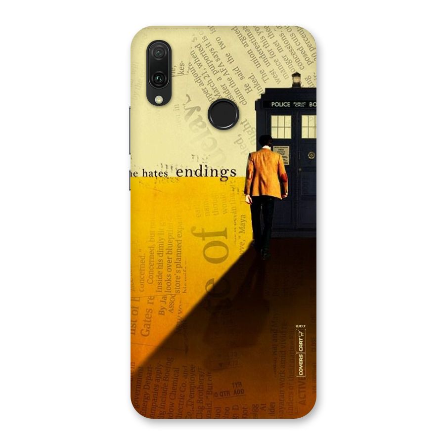 Hates Endings Back Case for Huawei Y9 (2019)