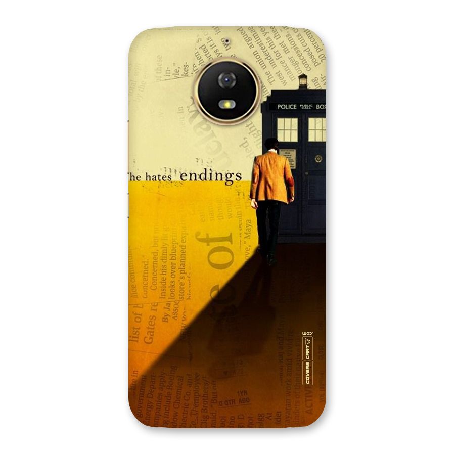 Hates Endings Back Case for Moto G5s