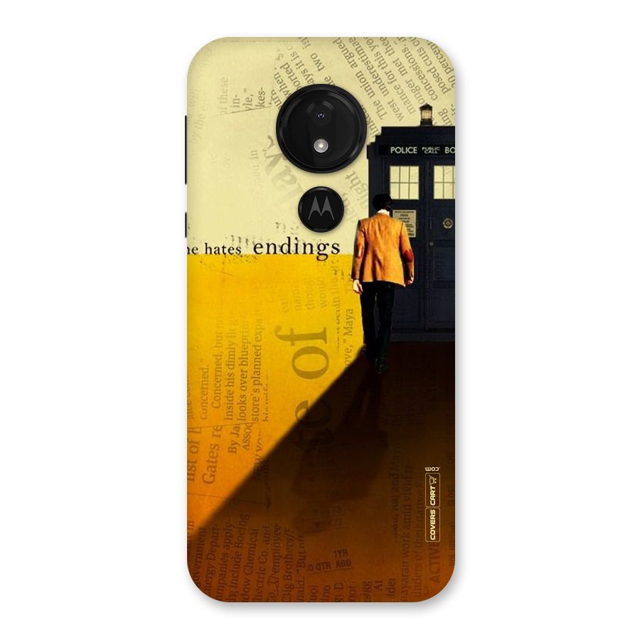Hates Endings Back Case for Moto G7 Power