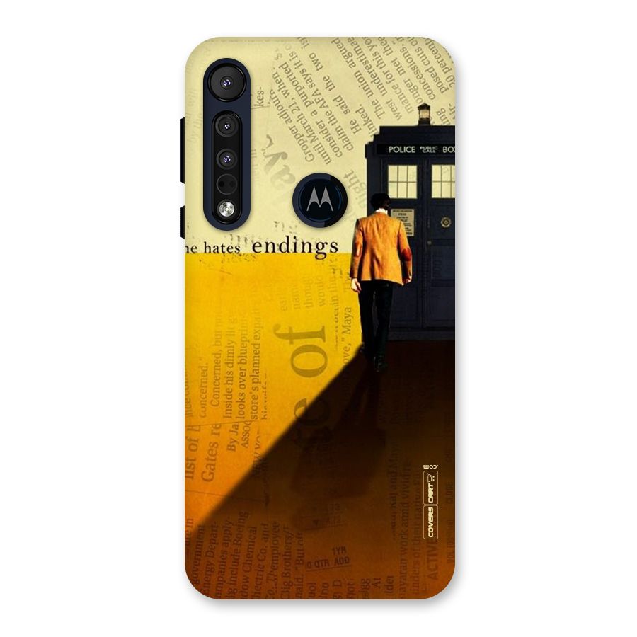 Hates Endings Back Case for Motorola One Macro