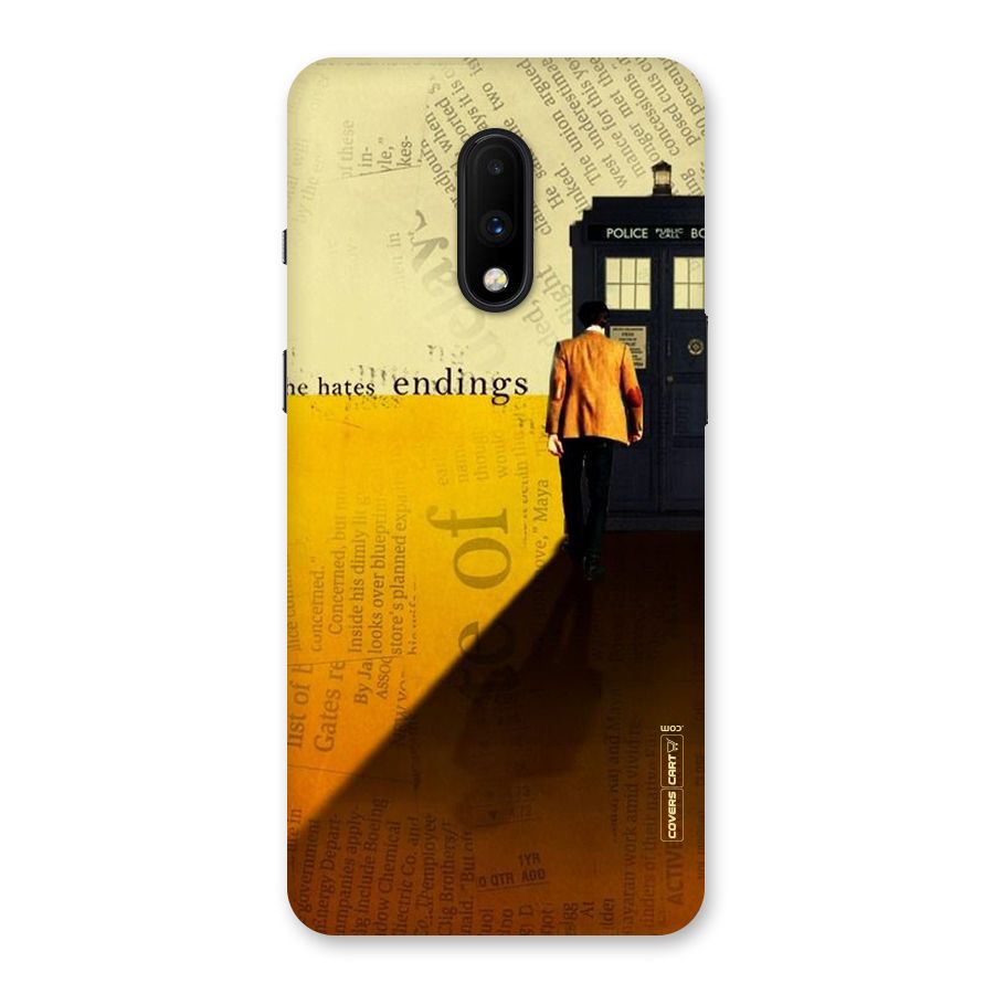 Hates Endings Back Case for OnePlus 7