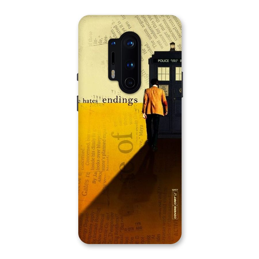 Hates Endings Back Case for OnePlus 8 Pro