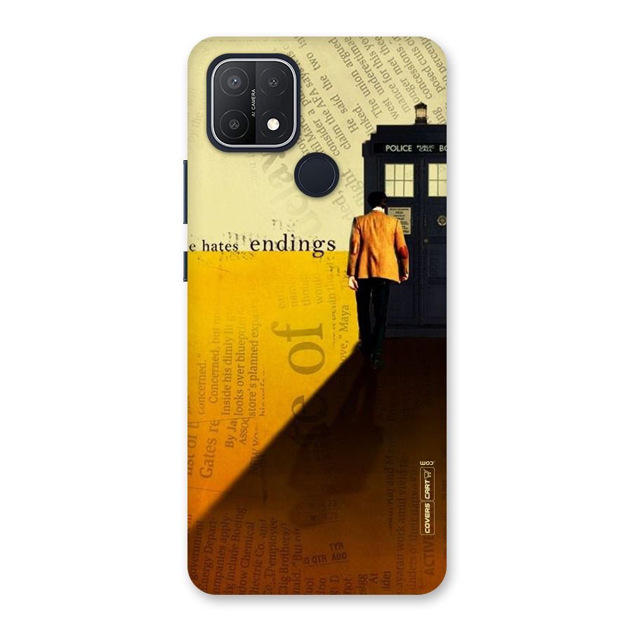 Hates Endings Back Case for Oppo A15