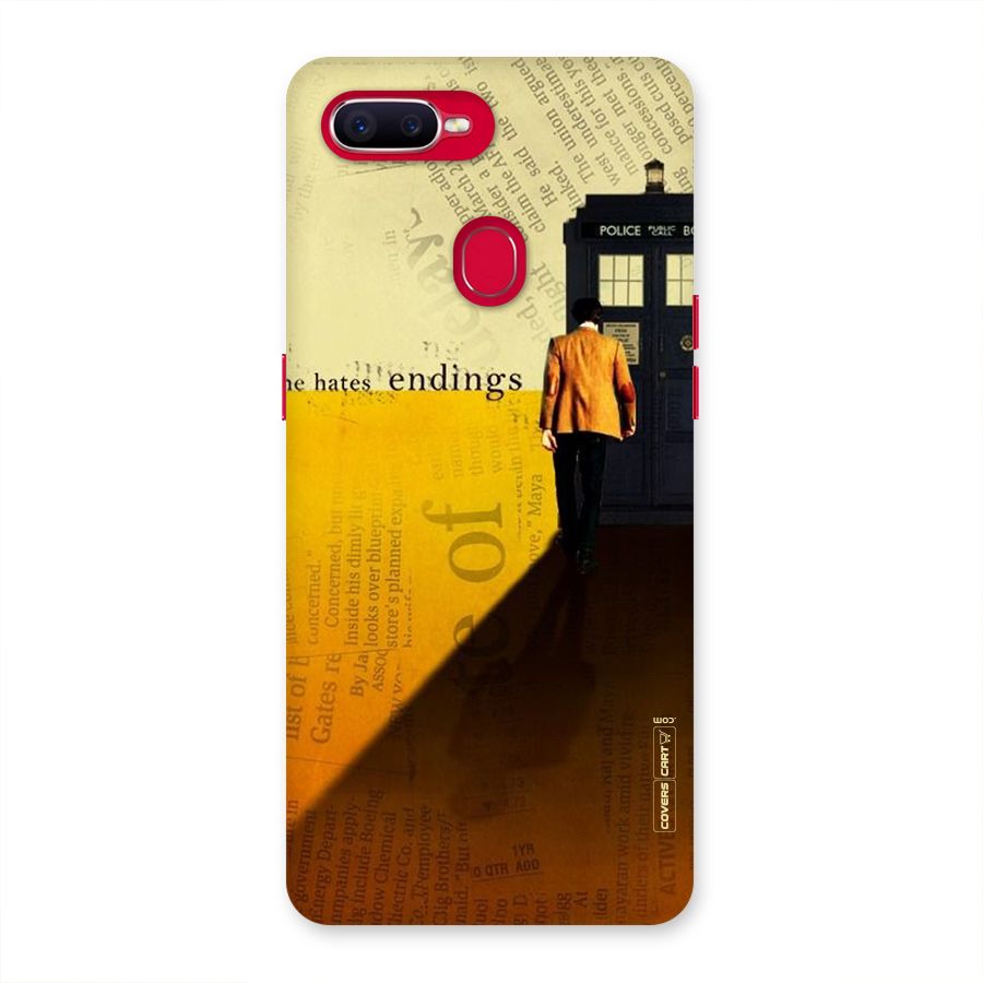 Hates Endings Back Case for Oppo F9 Pro