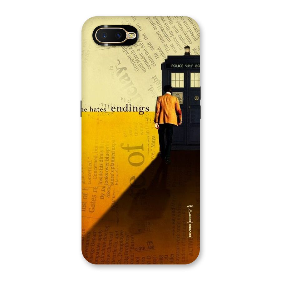 Hates Endings Back Case for Oppo K1