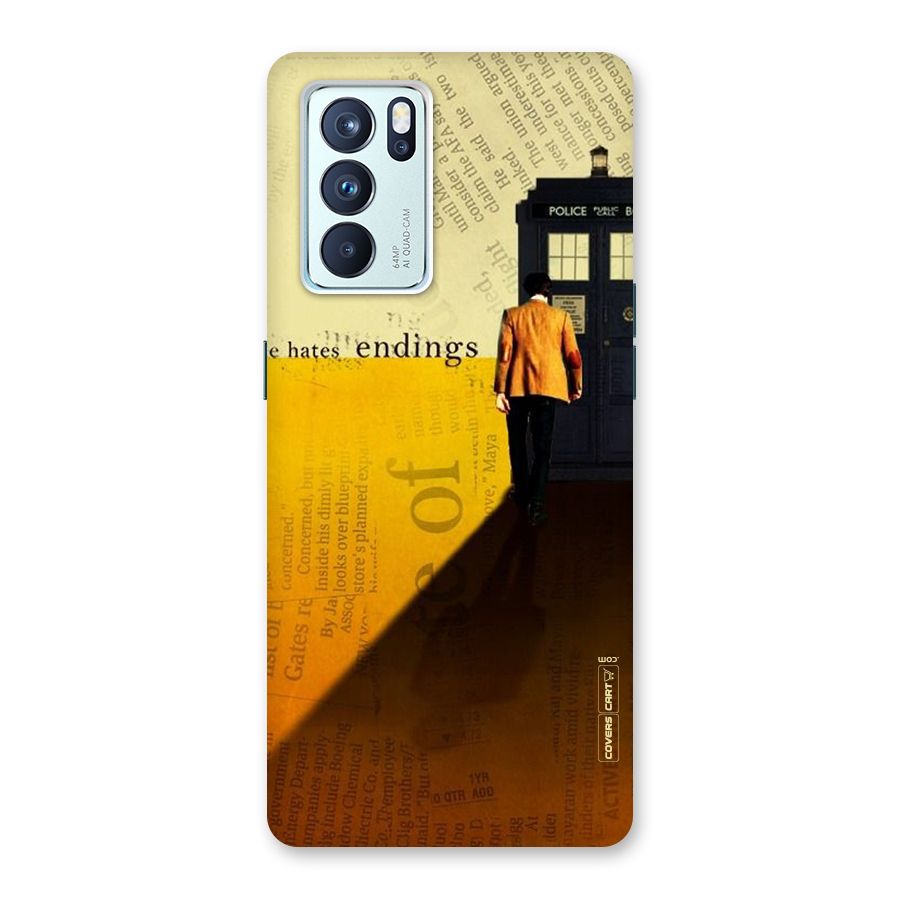 Hates Endings Back Case for Oppo Reno6 Pro 5G