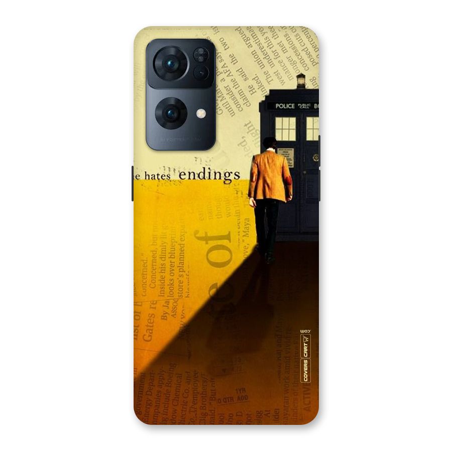 Hates Endings Back Case for Oppo Reno7 Pro 5G