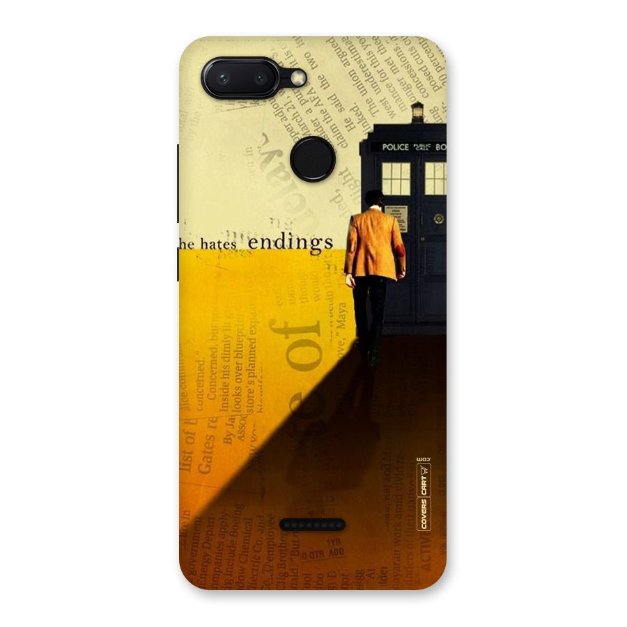 Hates Endings Back Case for Redmi 6