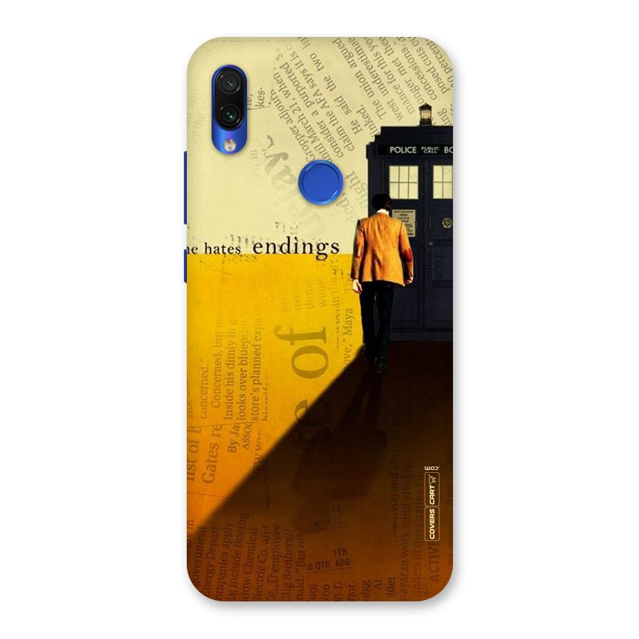 Hates Endings Back Case for Redmi Note 7S