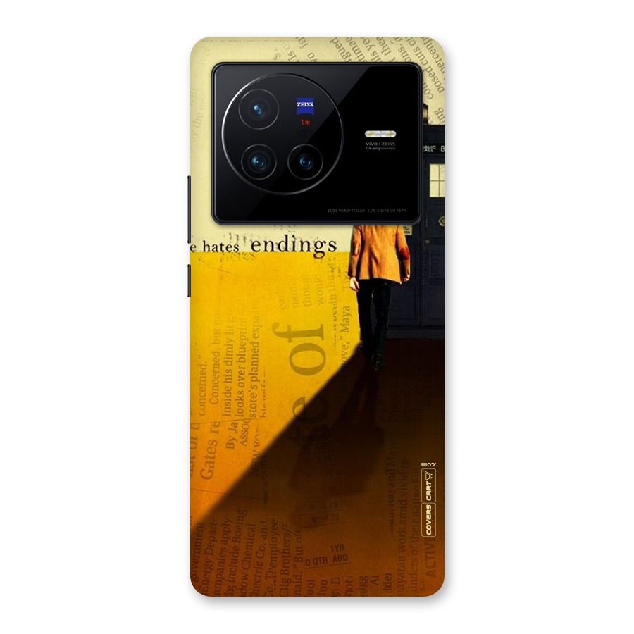 Hates Endings Back Case for Vivo X80
