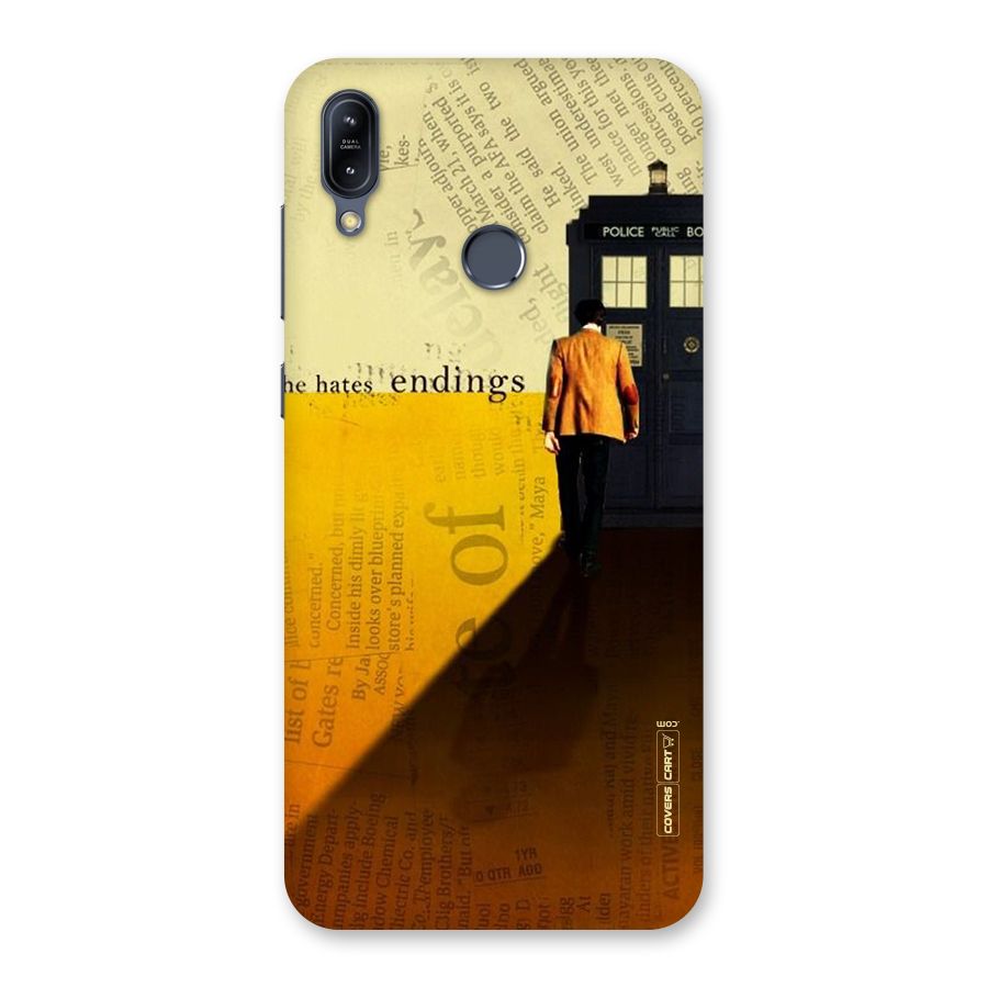 Hates Endings Back Case for Zenfone Max M2
