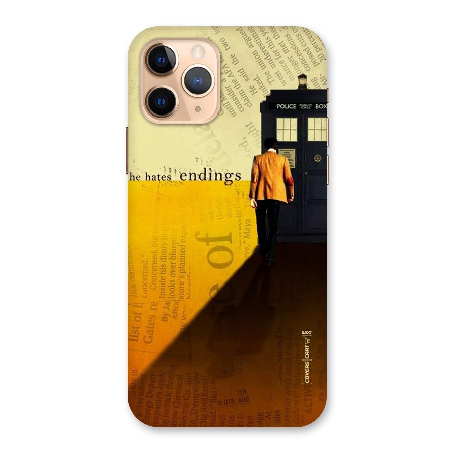 Hates Endings Back Case for iPhone 11 Pro