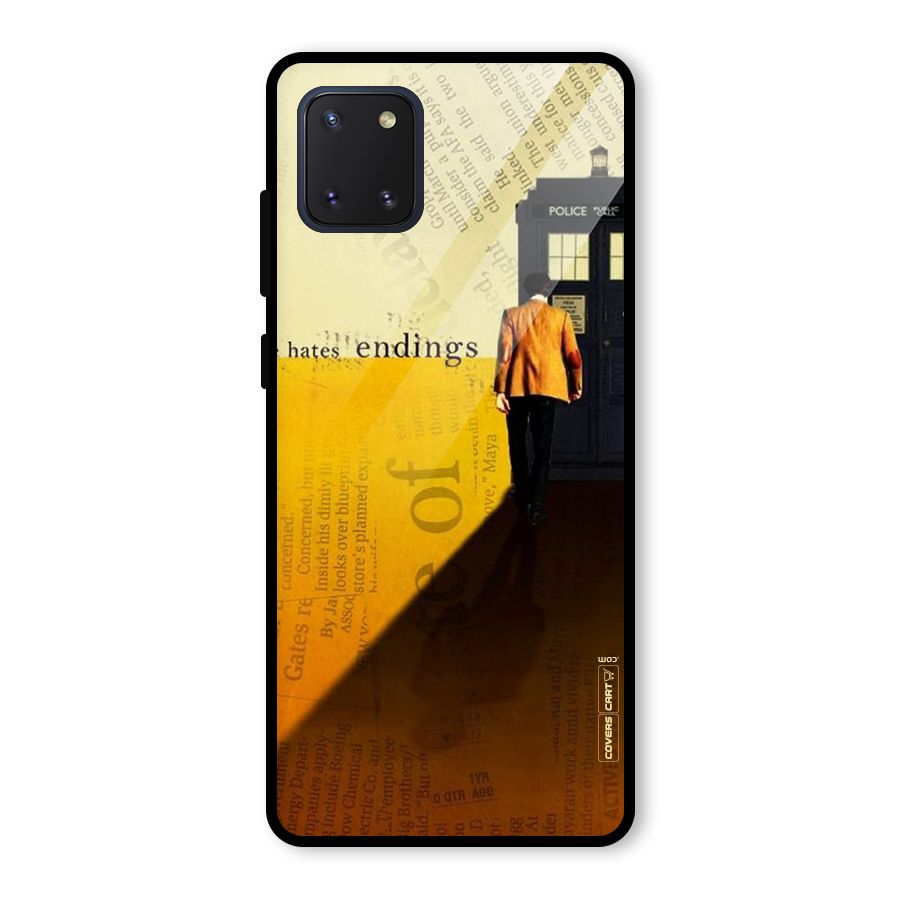 Hates Endings Glass Back Case for Galaxy Note 10 Lite