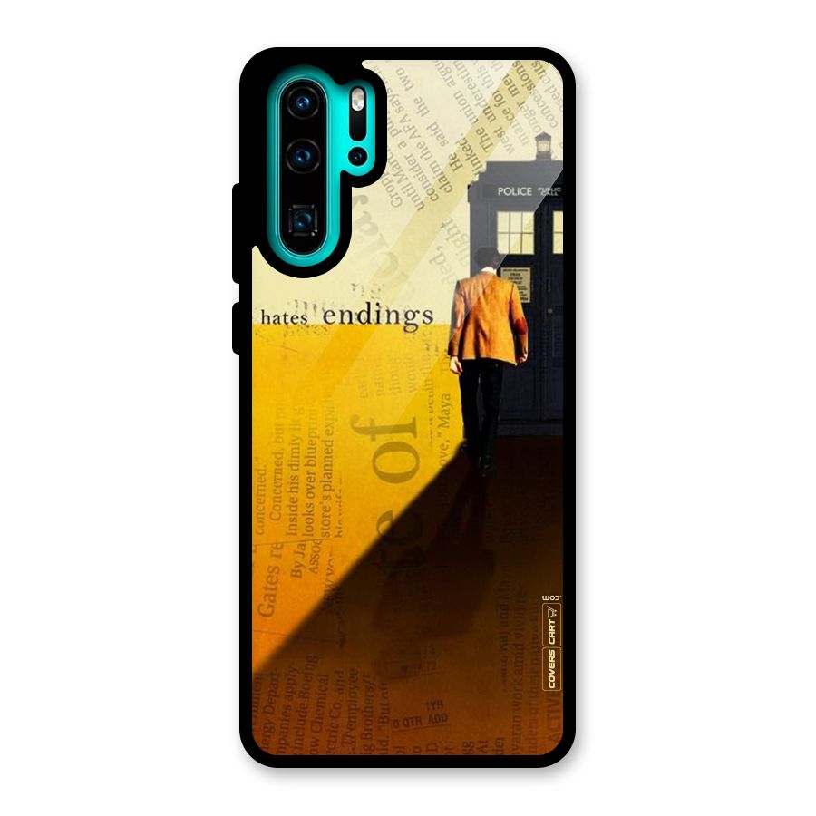Hates Endings Glass Back Case for Huawei P30 Pro