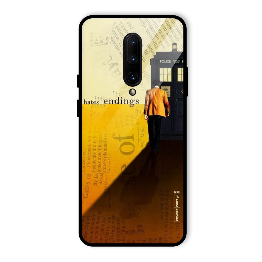 Hates Endings Glass Back Case for OnePlus 7 Pro