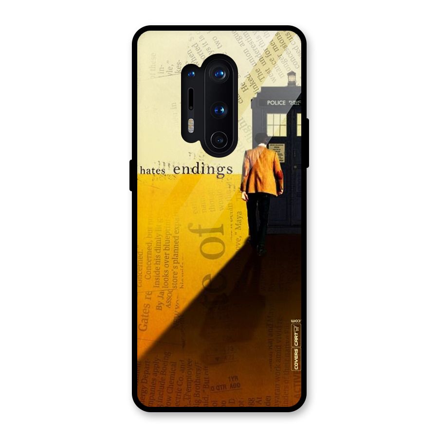 Hates Endings Glass Back Case for OnePlus 8 Pro