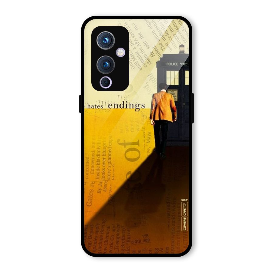 Hates Endings Glass Back Case for OnePlus 9