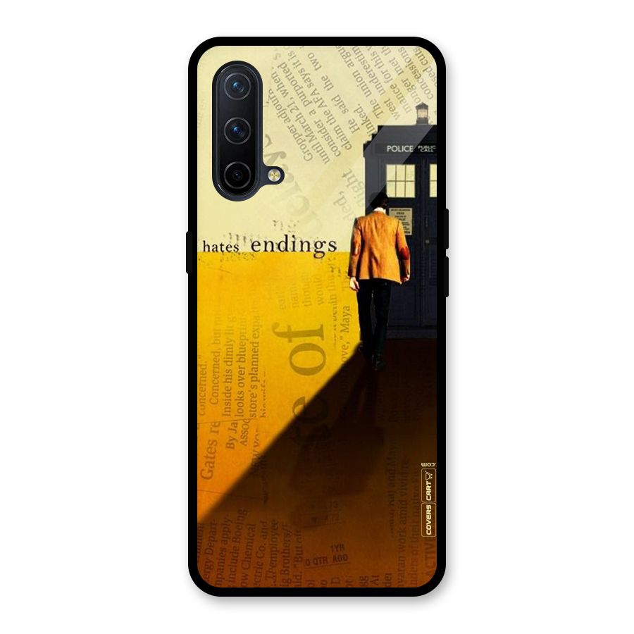 Hates Endings Glass Back Case for OnePlus Nord CE 5G