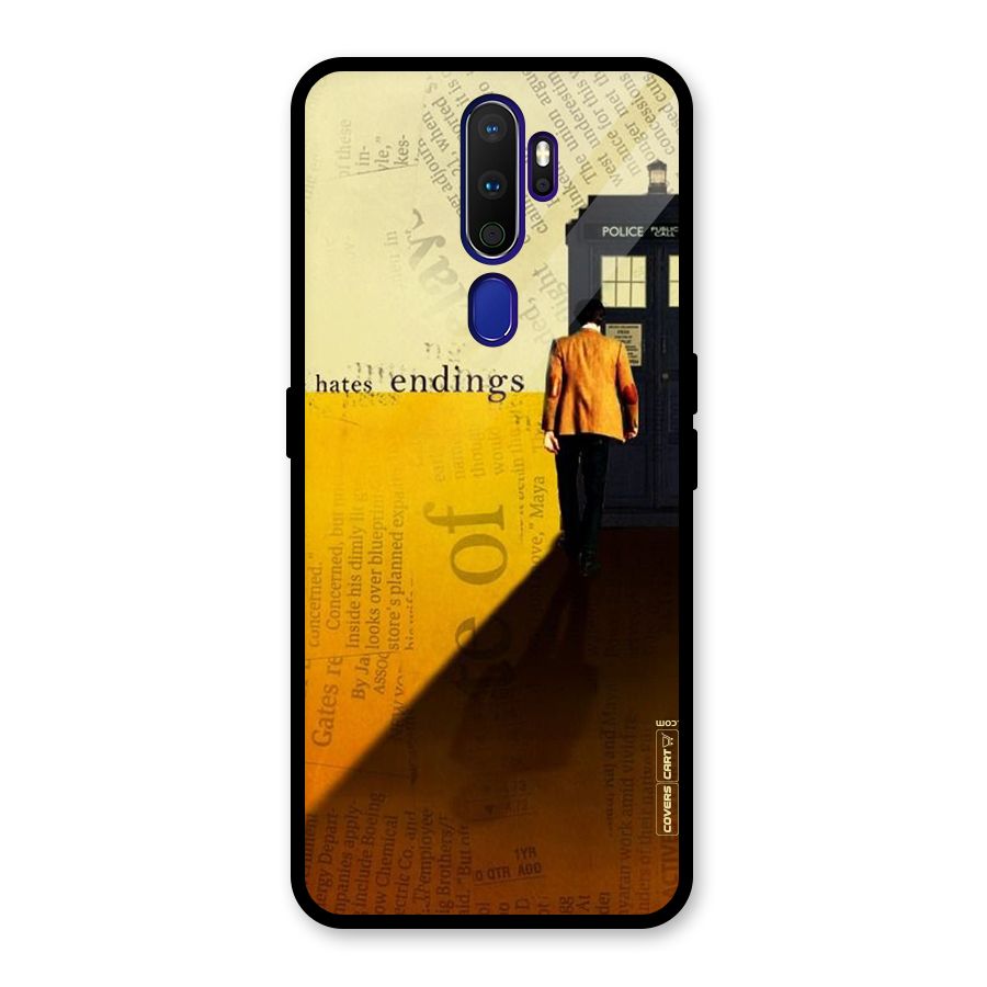 Hates Endings Glass Back Case for Oppo A9 (2020)