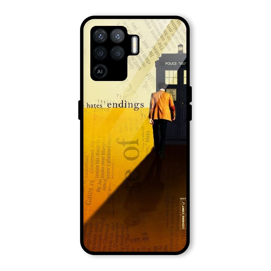Hates Endings Glass Back Case for Oppo F19 Pro