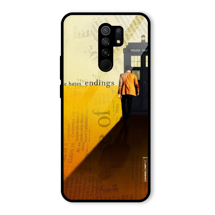 Hates Endings Glass Back Case for Poco M2